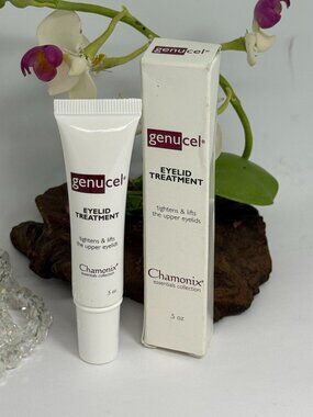 Chamonix Genucel Eyelid Treatment -Tightens Lifts the Upper Eyelids- .5 oz -NIB*